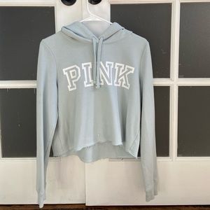 PINK cropped hoodie